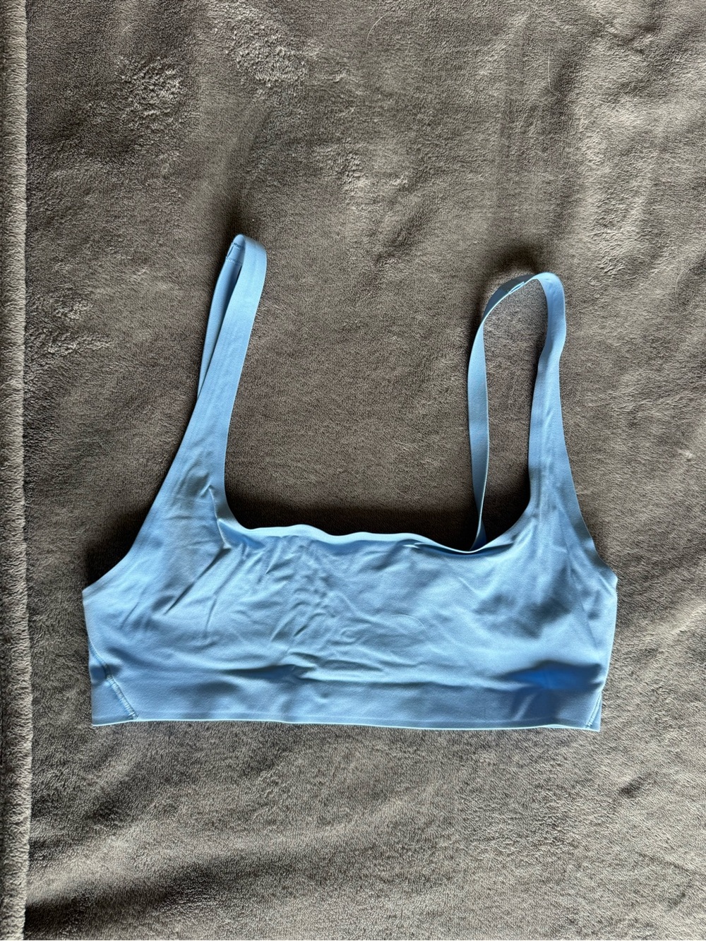 lululemon athletica Light Blue Seamless Scoop Bralette
